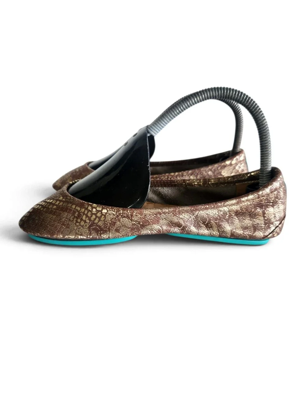 Tieks Wild Copper Ballet Flats Womens Size 6 Foldable Shoes